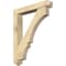 Ekena Millwork Balboa Arts and Crafts Rough Sawn Bracket w/ Offset Brace, Douglas Fir, 6"W x 34"D x 42"H BKT0604X34X42BOA03RDF - alternate 1